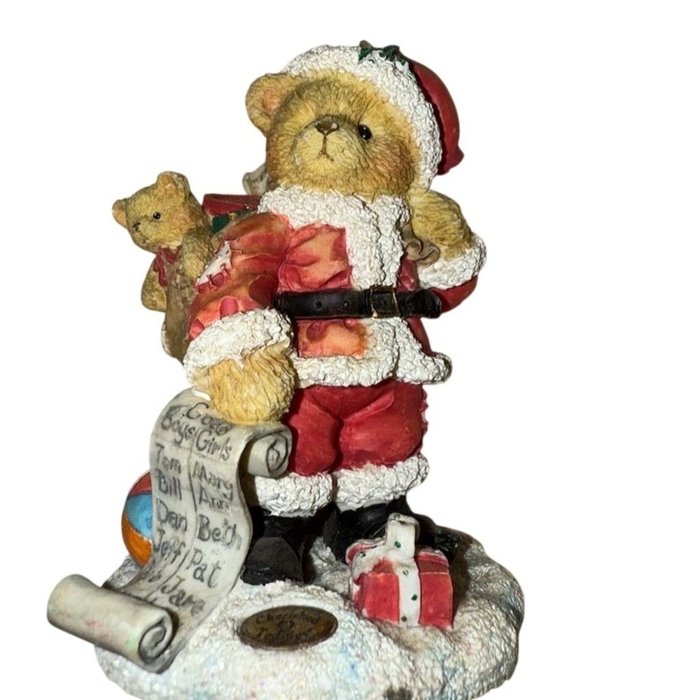 Cherished Teddies Nickolas "You're At The Top Of My List" Figurine 1995